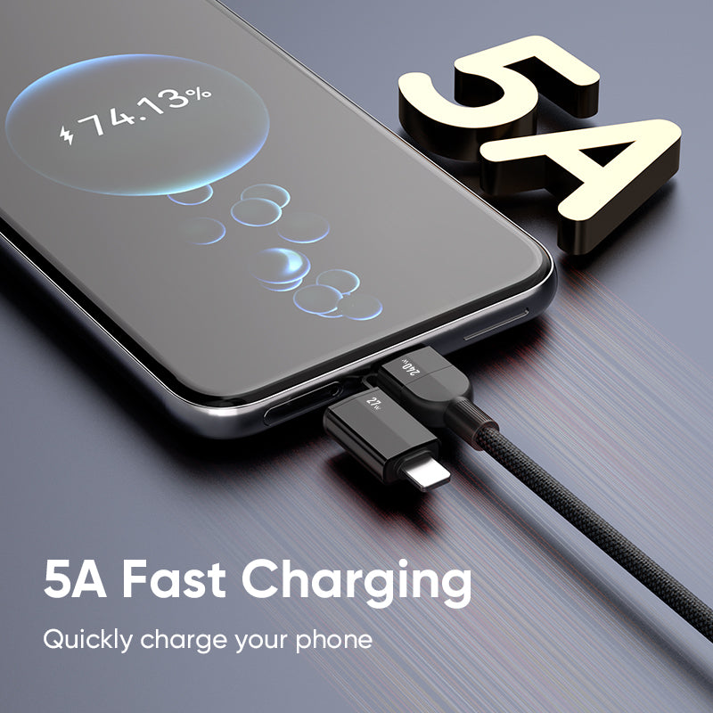 Magcore 4 in 1 Magnetic 240W Super Fast Charging Cable ( 1 Meter )