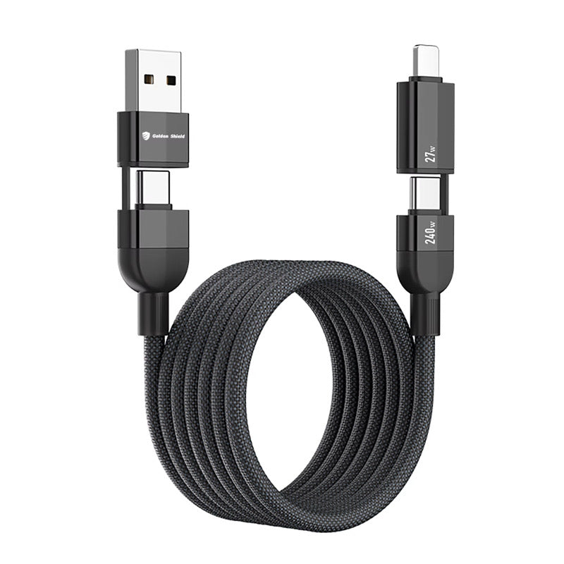 Magcore 4 in 1 Magnetic 240W Super Fast Charging Cable ( 1 Meter )