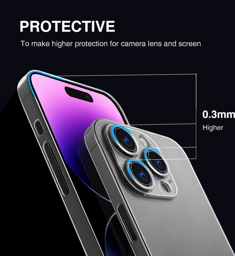 Transparent Clear Thin Cases For iPhone - Never Turning Yellow