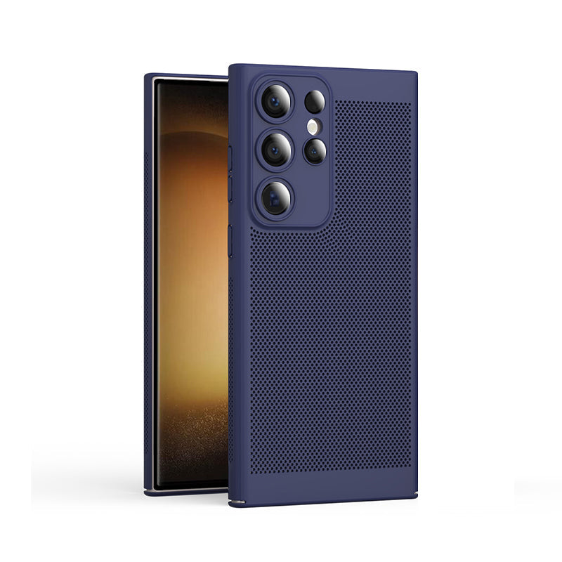Heat Dissipation Breathable Grid Phone Case For Samsung