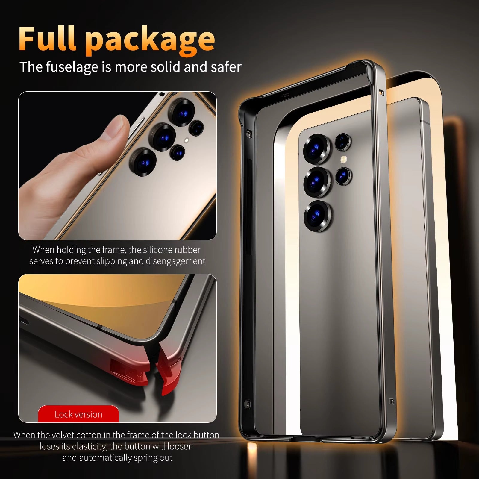 Aluminium Metal Bumper Case For Samsung Galxy S Series