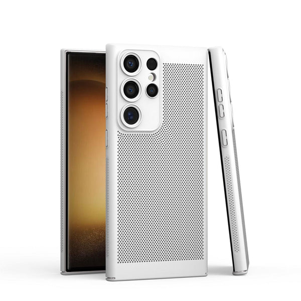 Heat Dissipation Breathable Grid Phone Case For Samsung