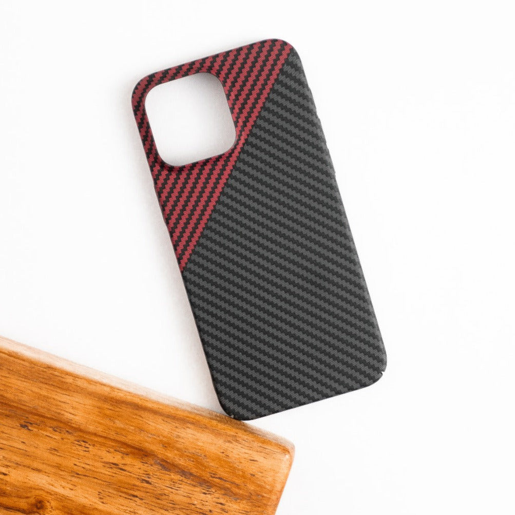 Real Aramid Carbon Fiber Thin Case For iPhone